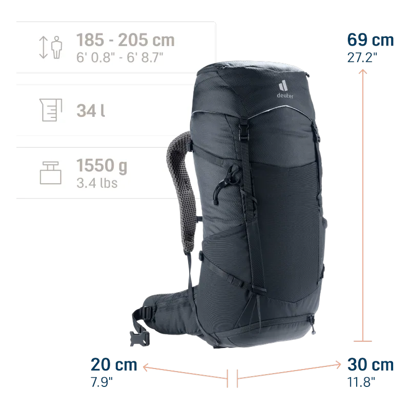 deuter Futura 35 EL black-granite — 2
