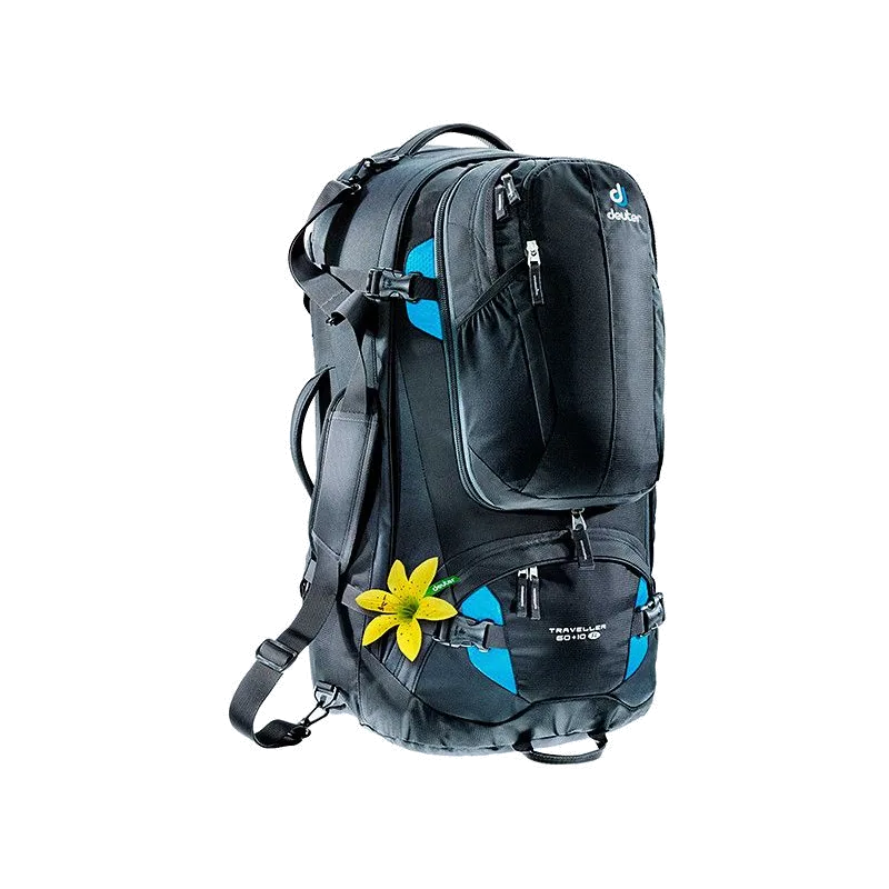 deuter Traveller 60+10 SL black-turquoise