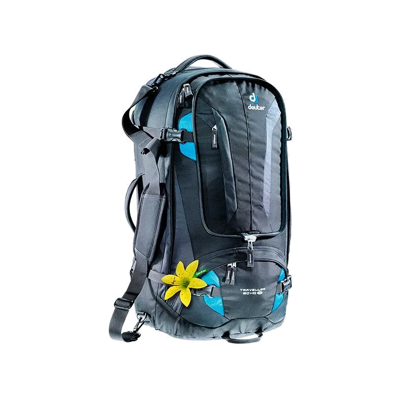 deuter Traveller 60+10 SL black-turquoise — 6