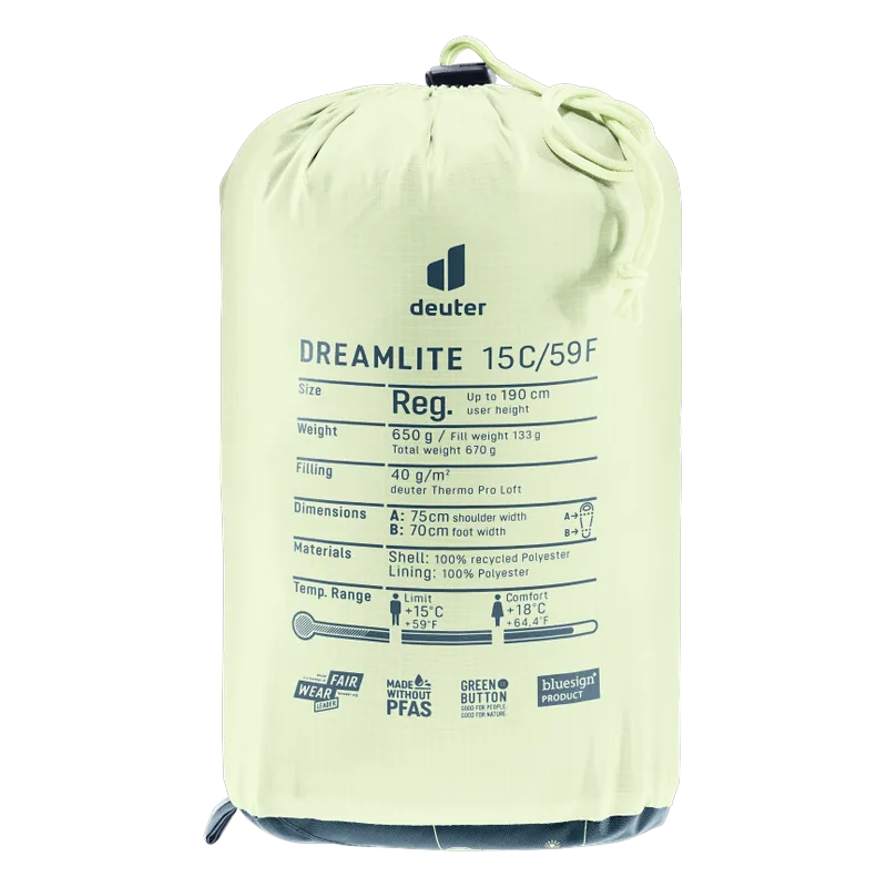 deuter Dreamlite 15C/59F nautic-breeze — 4