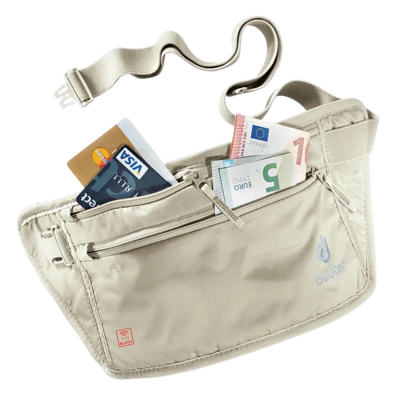 deuter Security Money Belt II RFID BLOCK sand