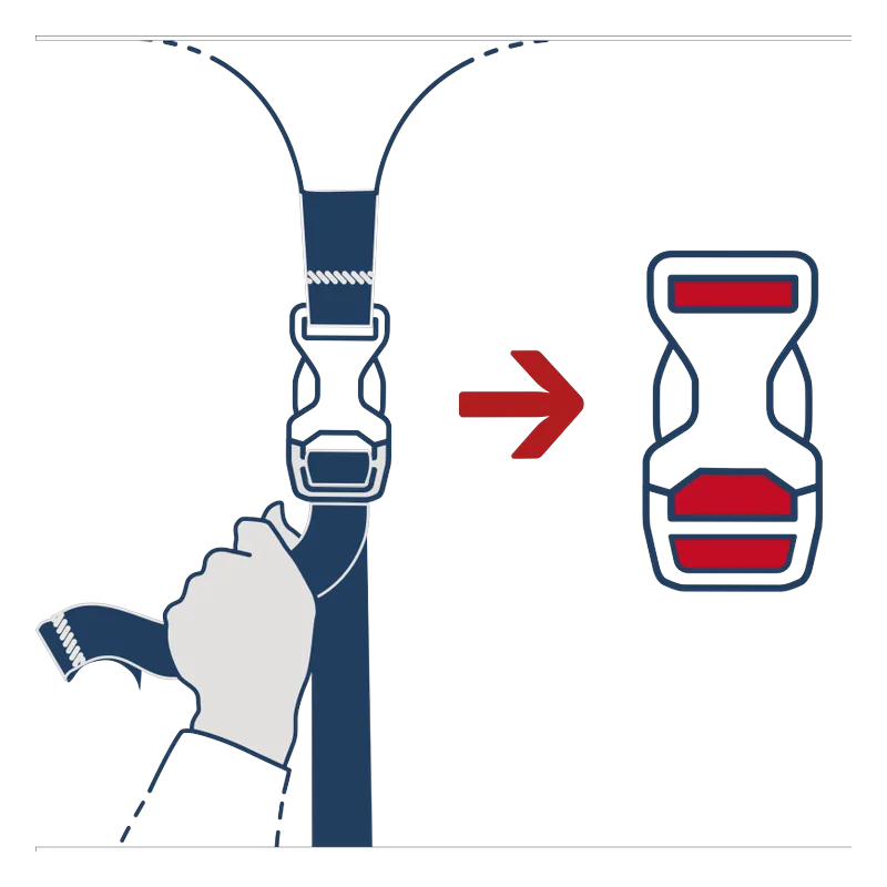 deuter Buckle 20 mm grey — 4