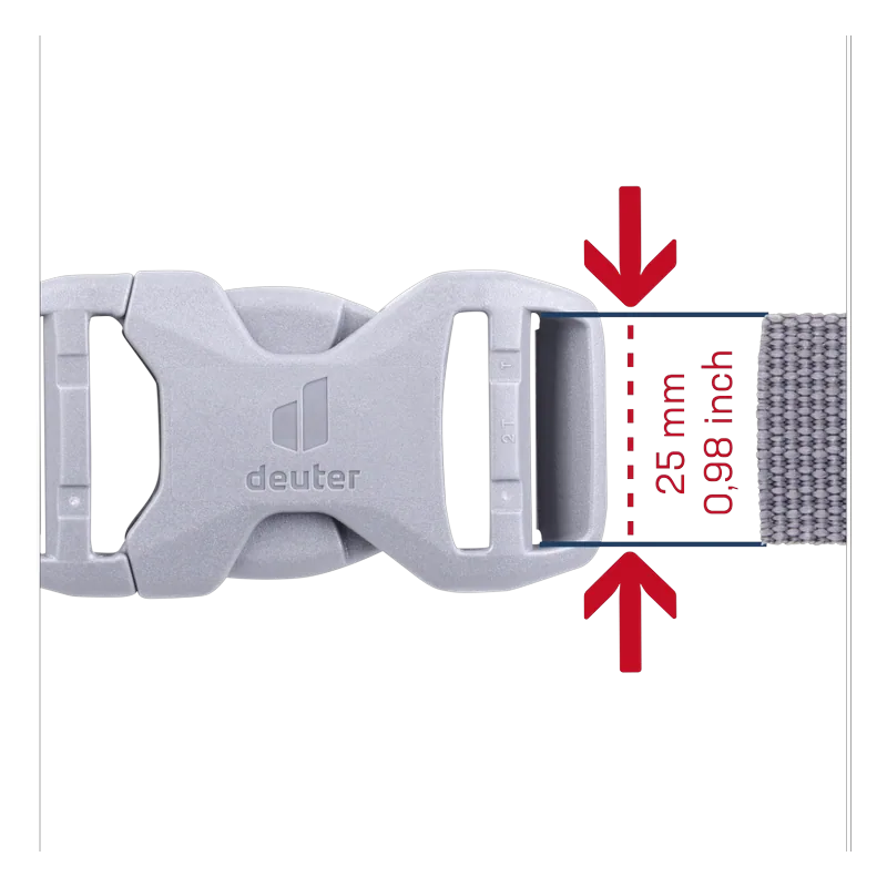 deuter Buckle D 25 mm grey — 3