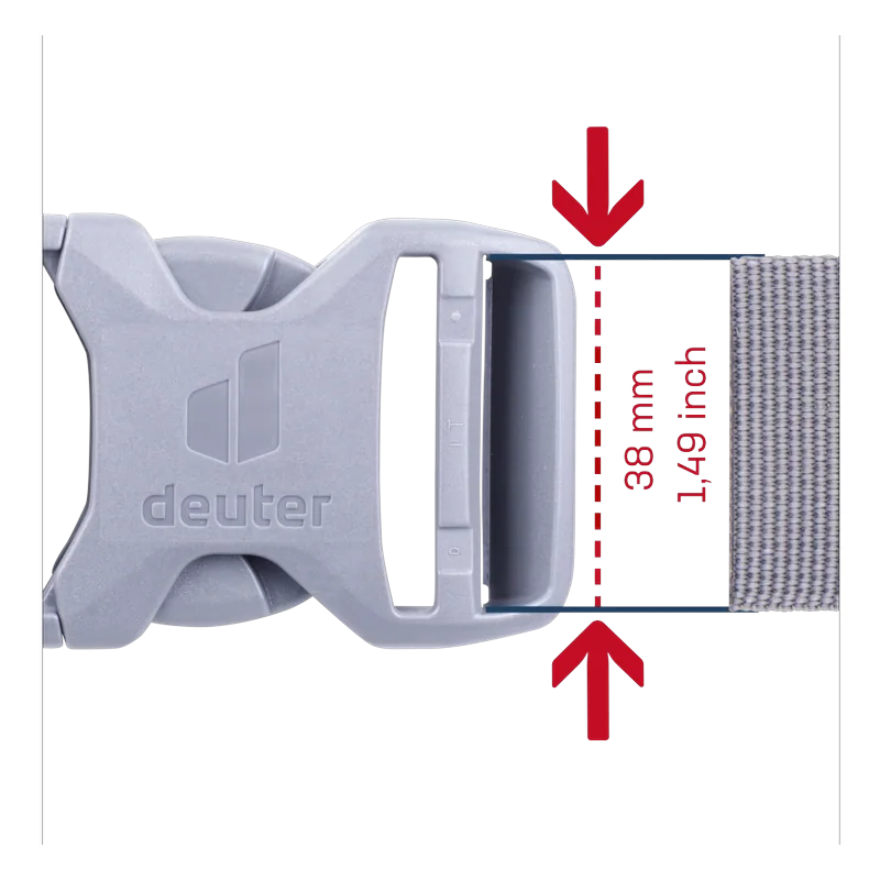 deuter Buckle D 38 mm grey — 3