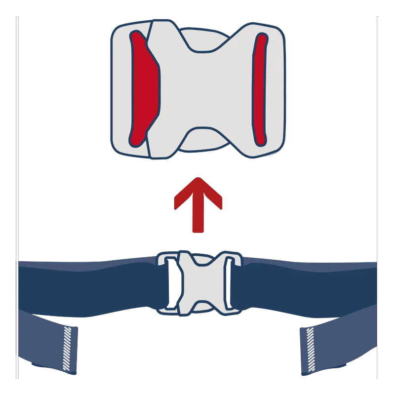 deuter Buckle S 38 mm grey — 4