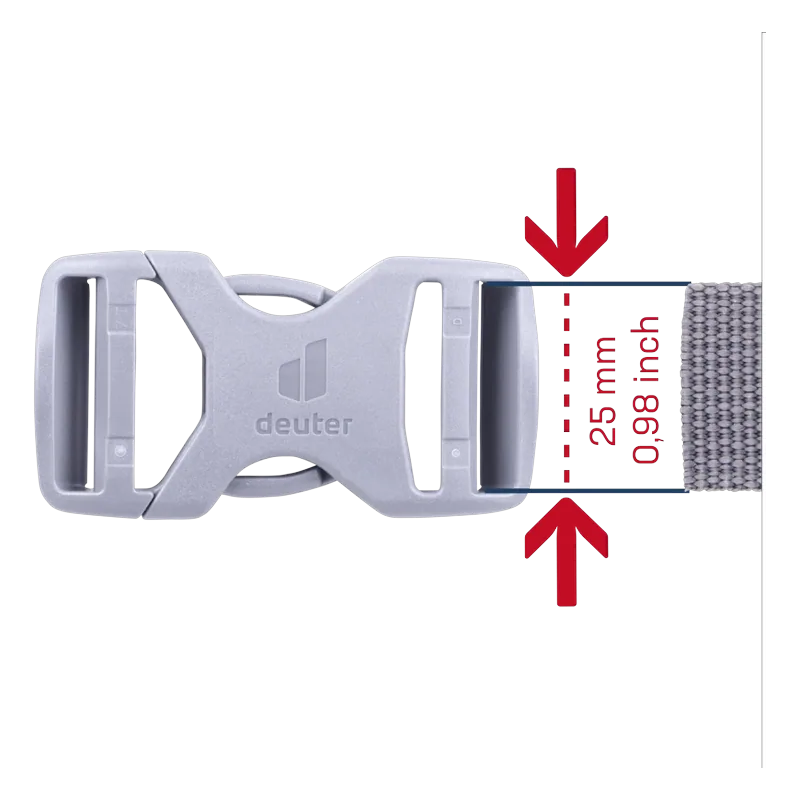 deuter Buckle 25 mm grey — 3
